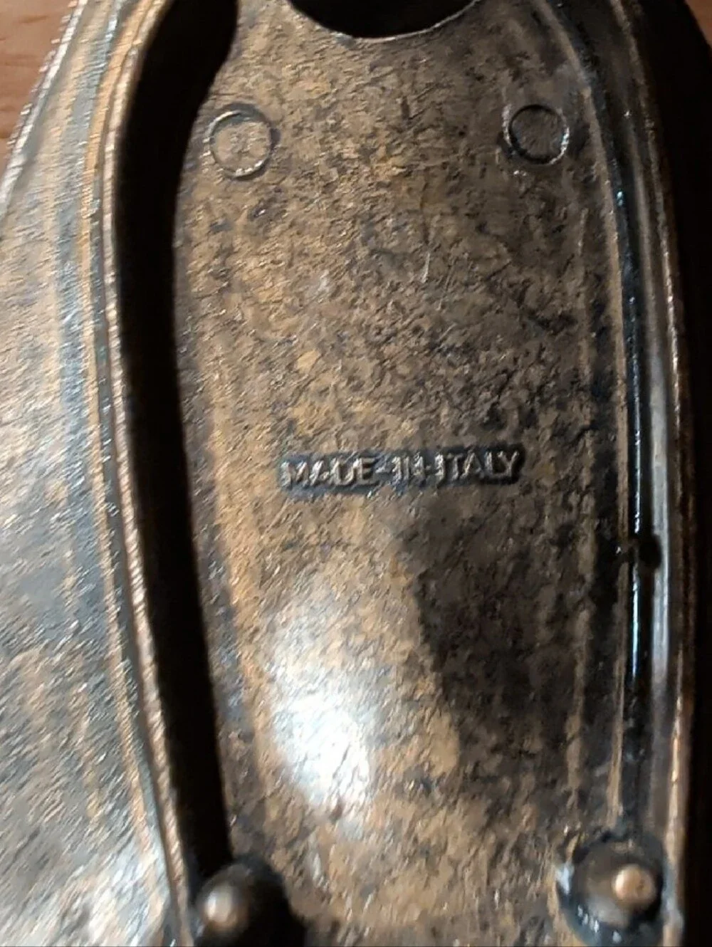 Vintage Brass Fly Ashtray Italy